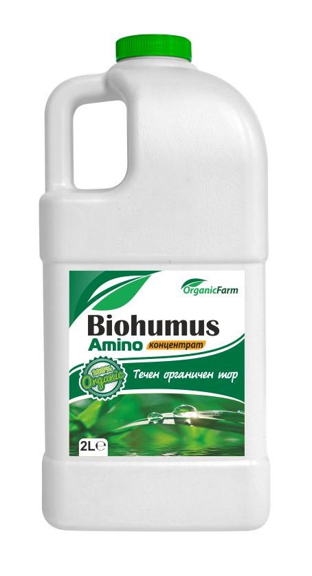 Biohumus amino 10 litrów 100% KONCENTRAT Jest to czerwony kalifornijski ekstrakt z robaka biorin, dodatkowo wzbogacony o KWAS AMINOWY, którego działanie wyraża
