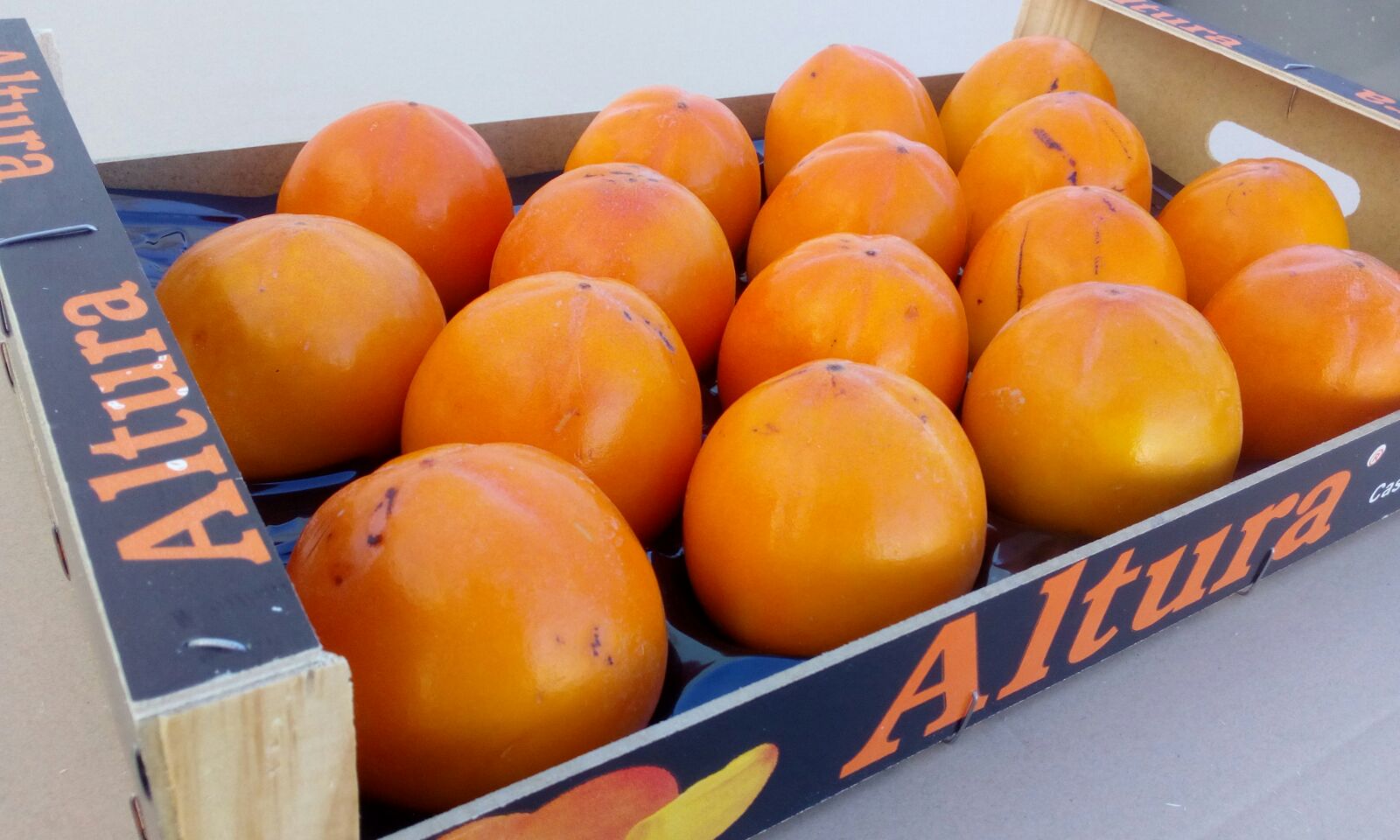 Duży producent sprzedaje owoce persimmon