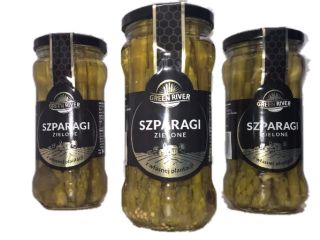 Oferujemy szparagi zielone w zalewie octowej w słoikach 370