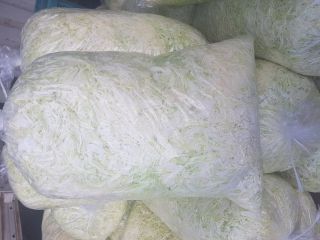 Sprzedaż kapusty struganej świeżej. 10 kg / worek Torba: