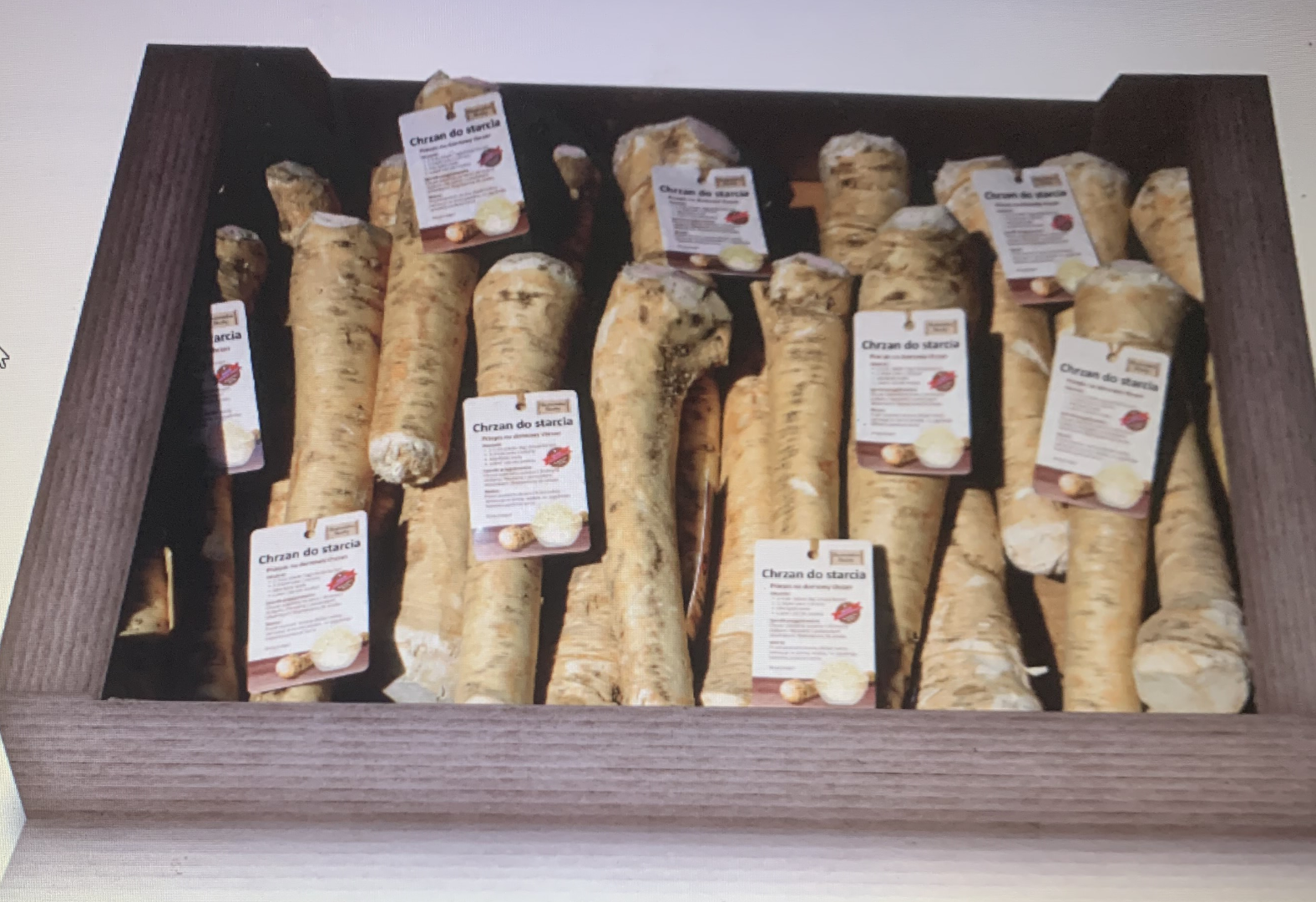 Chrzan - 2,45 euro za kilogram - tylko duża ilość - dostawa jest wliczona w cenę