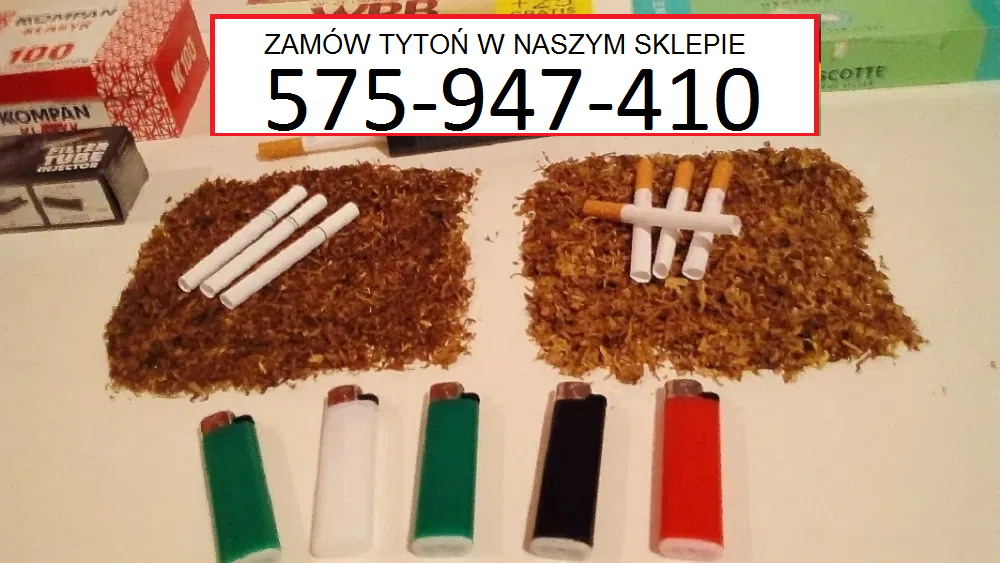 Tytoń Sklep Oferuje najlepszy na rynku tani tytoń papierosowy- tylko u nas bez ściemy najlepsza jakość w dobrej cenie