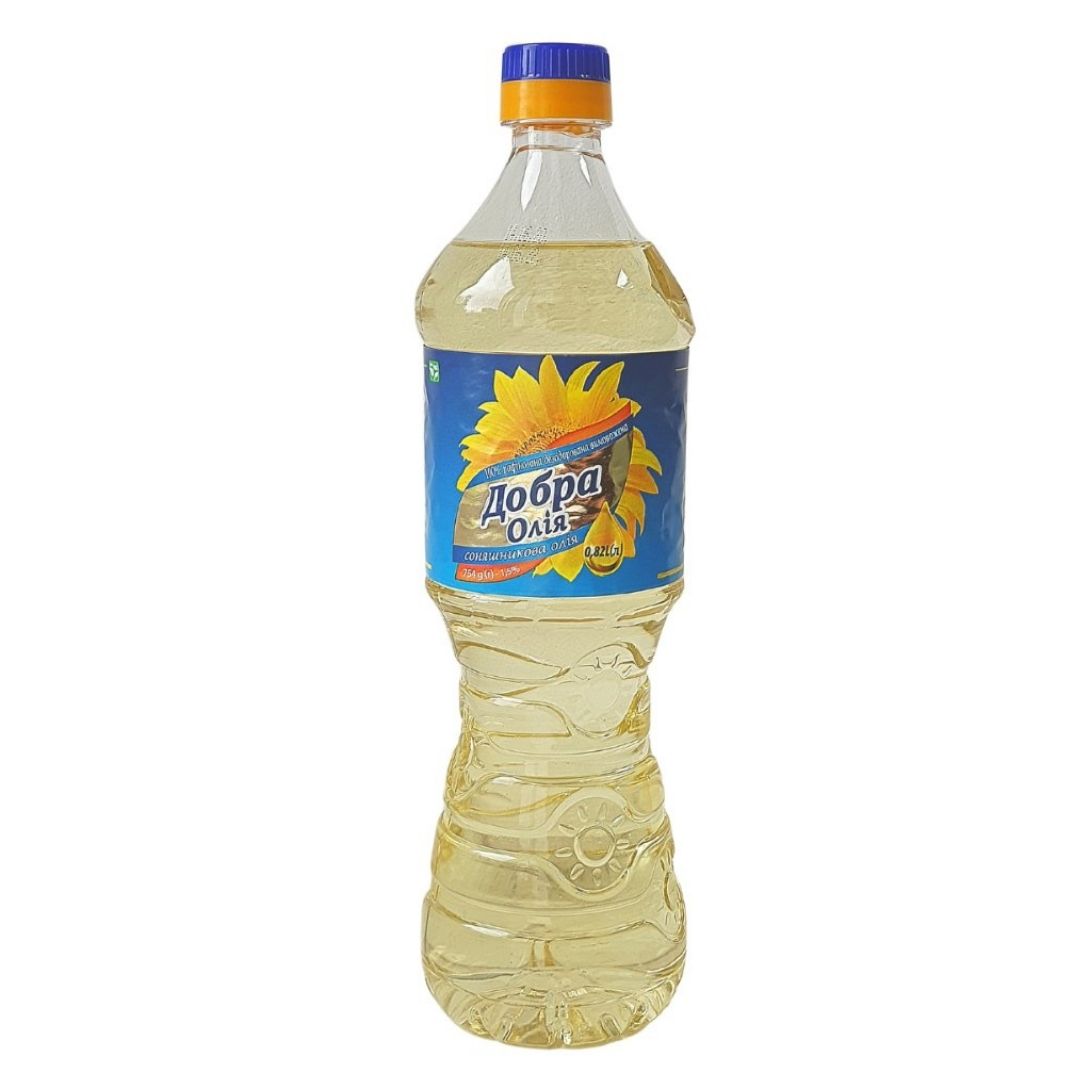 BUTELKA 840 ml BUTELKA 840 ml Olej słonecznikowy rafinowany Pojemność: 840 ml Waga netto: 770 g Okres przydatności do spożycia: 24 miesiące (8°C - 20°С)