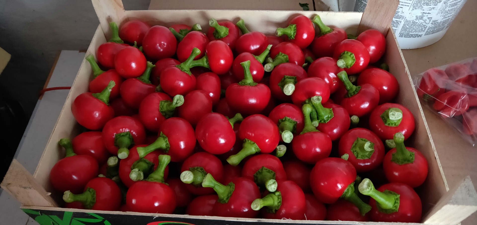 Cherry pepper for antipasti