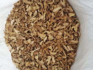 imbir. pokrojony produkt. 6mm świeżego cięcia. suszenie odwadniające. temperatura