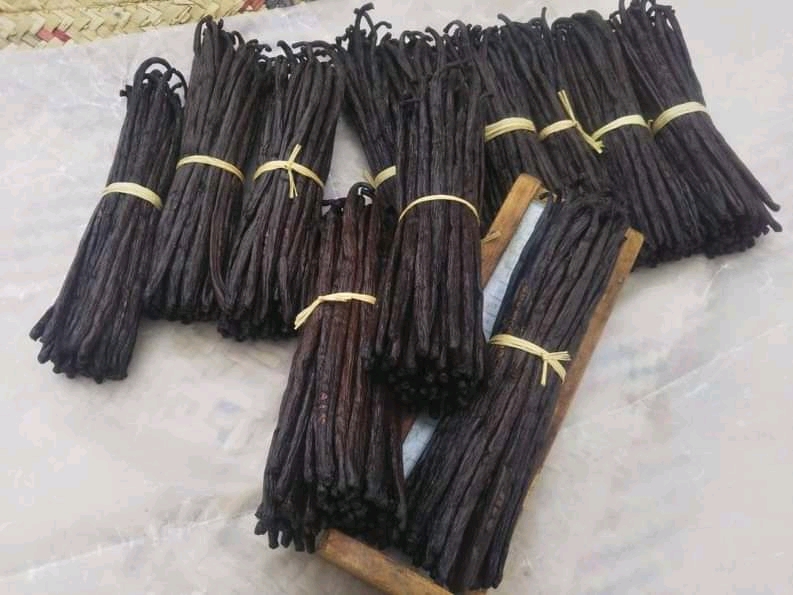Nazwa przedmiotu: fasola waniliowa Długość: 14 cm-20 cm (około 6-7 cali) Wilgotność: 30%-35% Wanilina: 1,6%-2,4% Zastosowanie: lody, pieczenie, wanilia domowej