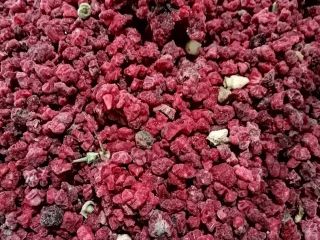 Malina mrożona tłoczenie, cena 4,2euro/kg, opakowanie worek 25kg.