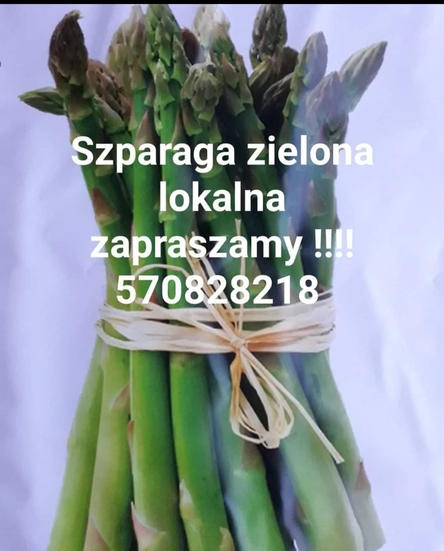 Sprzedam szparagi zielone z własnego gospodarstwa