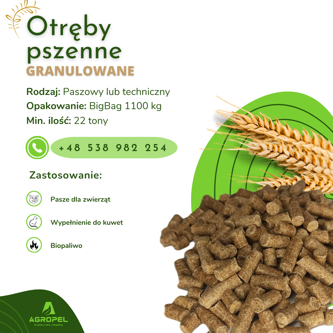 OTRĘBY PSZENNE GRANULOWANE