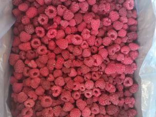 Mrożona malina 90/10 Odmiana: Polka Opakowanie: 11 kg w