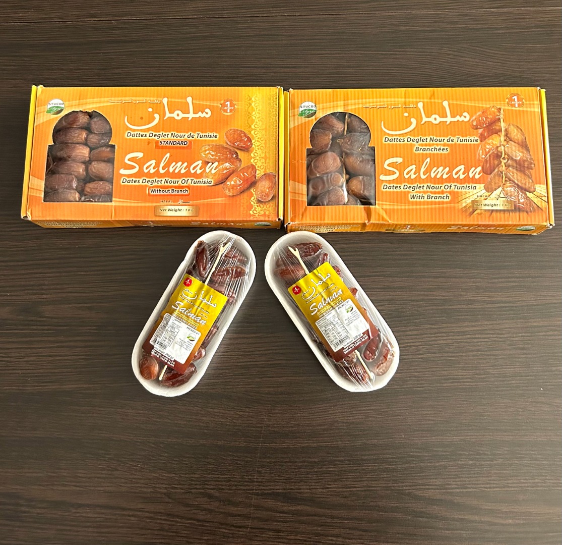 Świeże daktyle prosto z Tunezji 200g Przepyszne daktyle z pestka to bardzo dobry pomysł na przekąskę zastępująca czekoladę i inne słodkie produkty