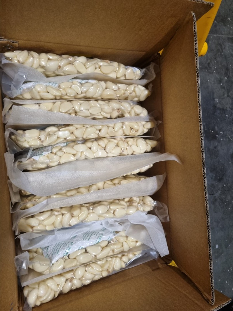 Świeża dostawa czosnku Egipskiego z długą łętą, worek 20kg