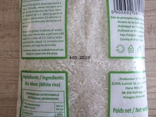 Oferta na ryż pakowany w woreczki 1 kg, cena