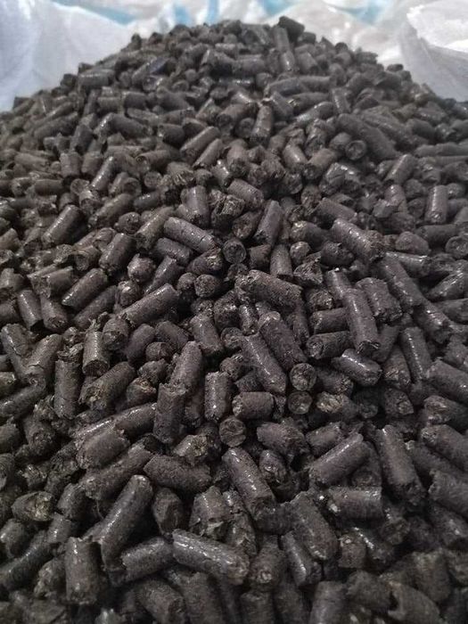 Pellet z łuski słonecznika