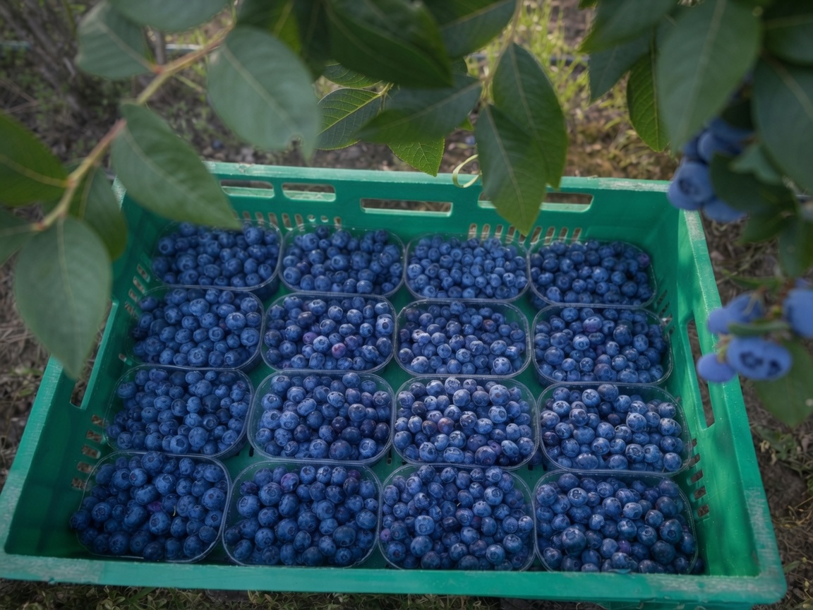 Mam do sprzedaży ok 500 kg borówki amerykańskiej, ładnej , duży kaliber