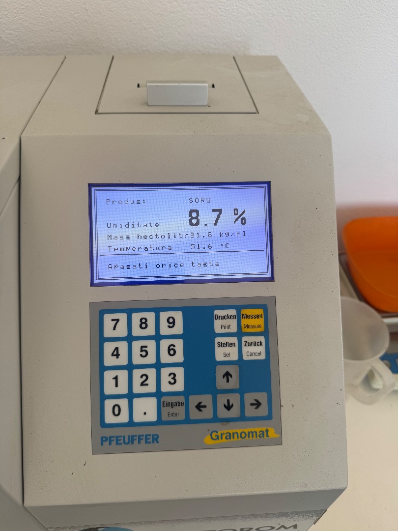 Produkcja sorgo białego 2026, czyste, suche, bardzo dobre analizy Masa hektolitra 81,8 Białko 9,65 Wilgotność 9