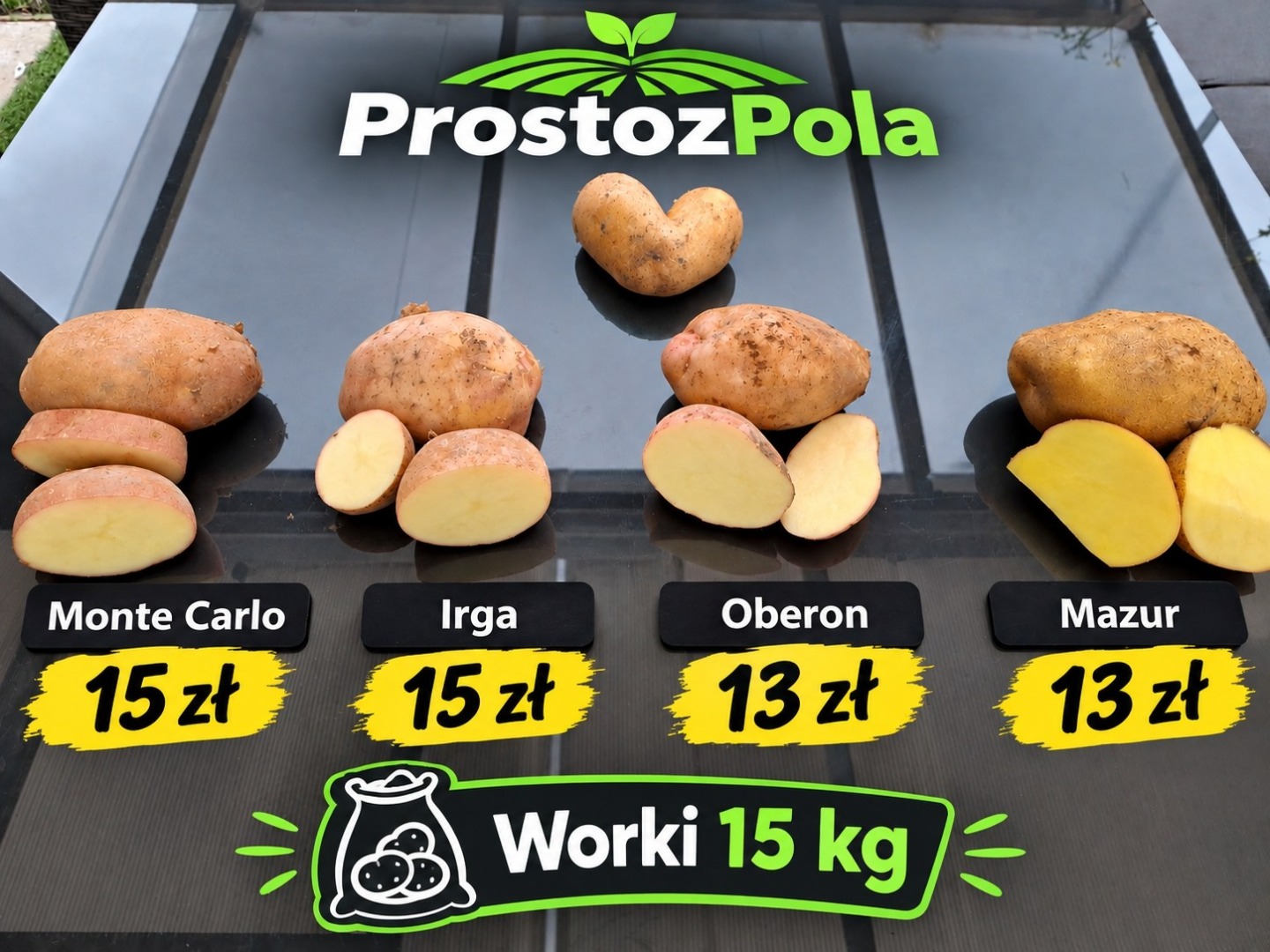 Witam sprzedam ziemniaki irga kaliber od 4cm w górę