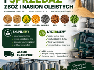 Zapraszamy do współpracy w skupie i sprzedaży nasion oleistych
